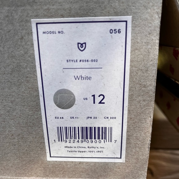 Rothy’s RS01 Sneaker in Evian White - Picture 7 of 7